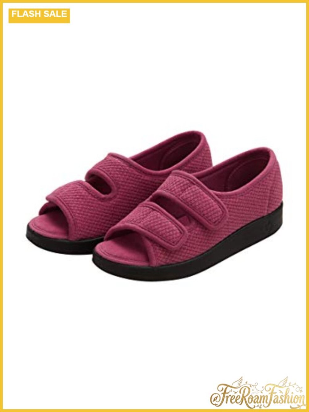Adaptive Easy Close Sandals Wide Fit Adjustable Diabetic Friendly